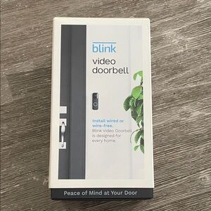 Blink Video Doorbell - Black and White